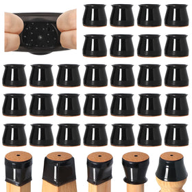 VIUME chair leg protectors silicone cups shield hardwood floors with smooth glides
