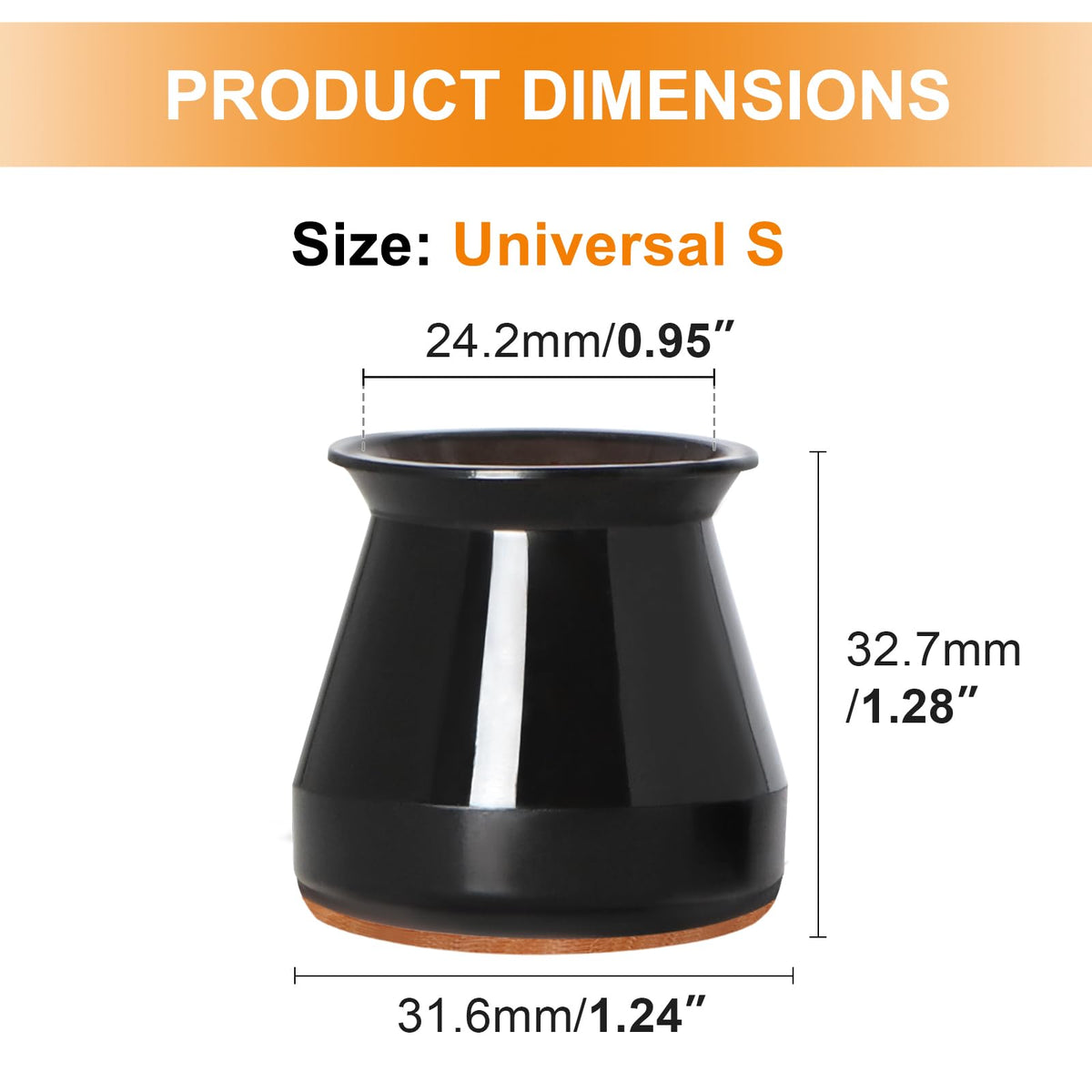 VIUME felt-silicone combo stays in place for long-lasting protection