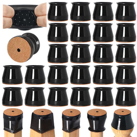 VIUME chair leg silicone cup protector on hardwood floor reduces scratches
