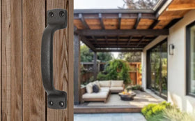 VivaLight indoor-outdoor use shown on gate or shed with durable finish
