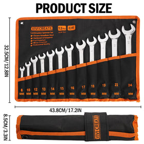 Vivicreate rolling storage bag keeps tools accessible on walls for quick grab.