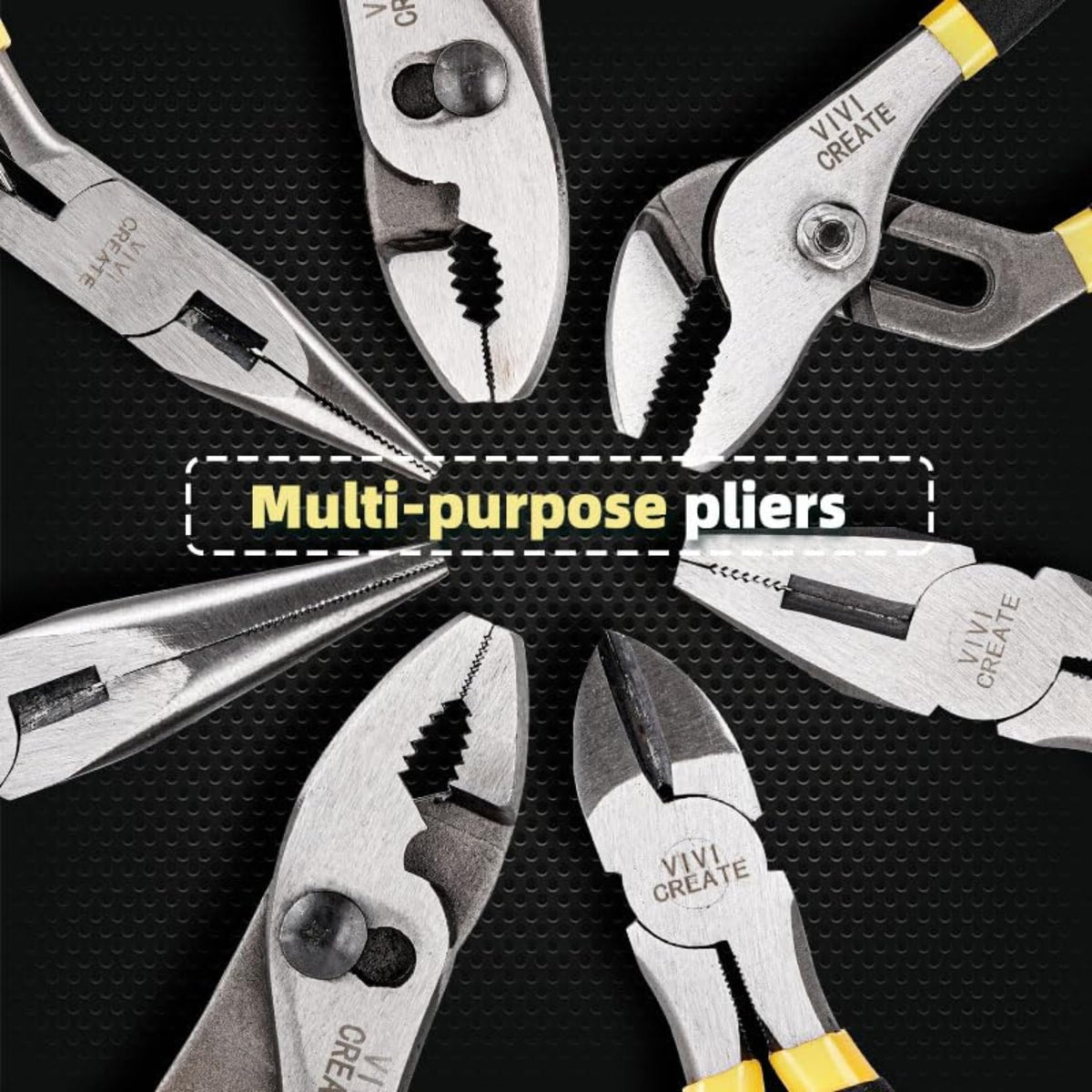 Vivicreate precision cutting jaws enhance control for reliable cuts and firm holds.
