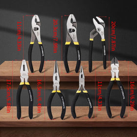 Vivicreate slip-joint pliers provide adjustable jaws for versatile DIY gripping.