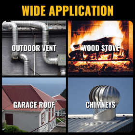 VIVIDA 3 reliable vent sealing for exhaust and chimneys.