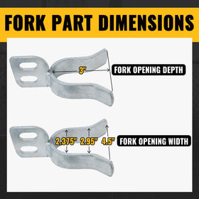 VIVIDA latch dimensions setup view for precise fit