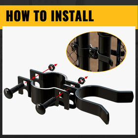 Bolts and nuts included with VIVIDA latch for quick installation