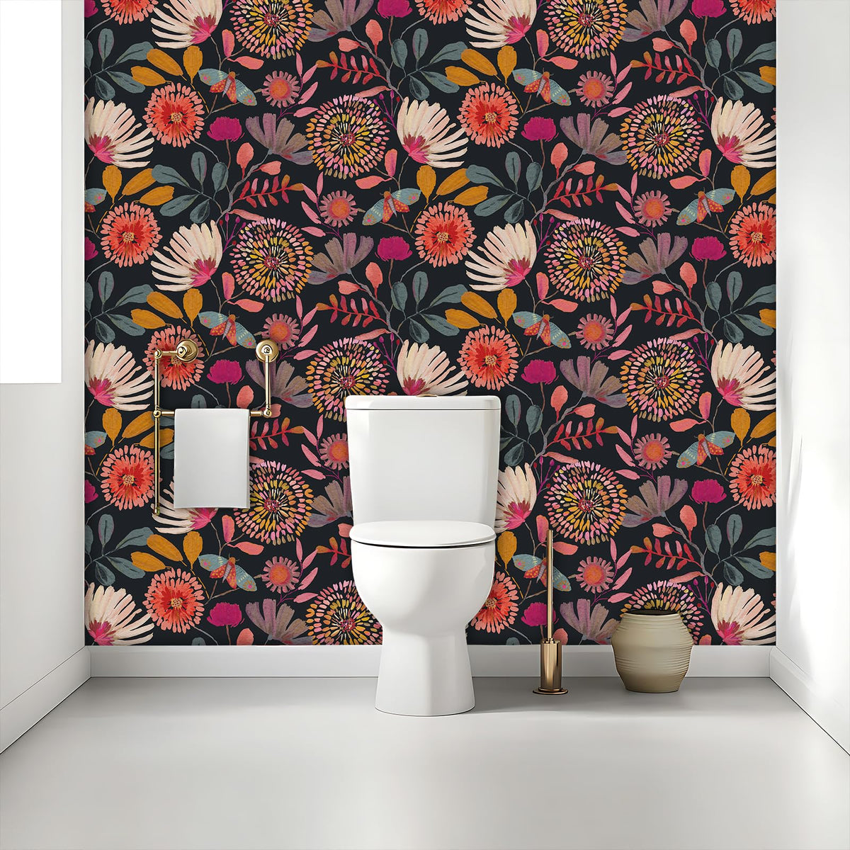 Vividpatch removable wallpaper is easy to remove without damage for renters.