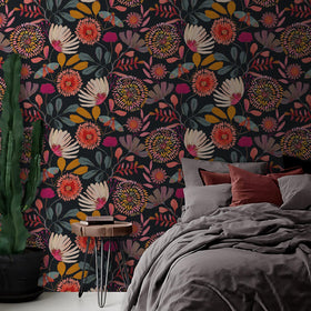 Vividpatch wallcovering is versatile for living rooms, bathrooms, kitchens, and accents.