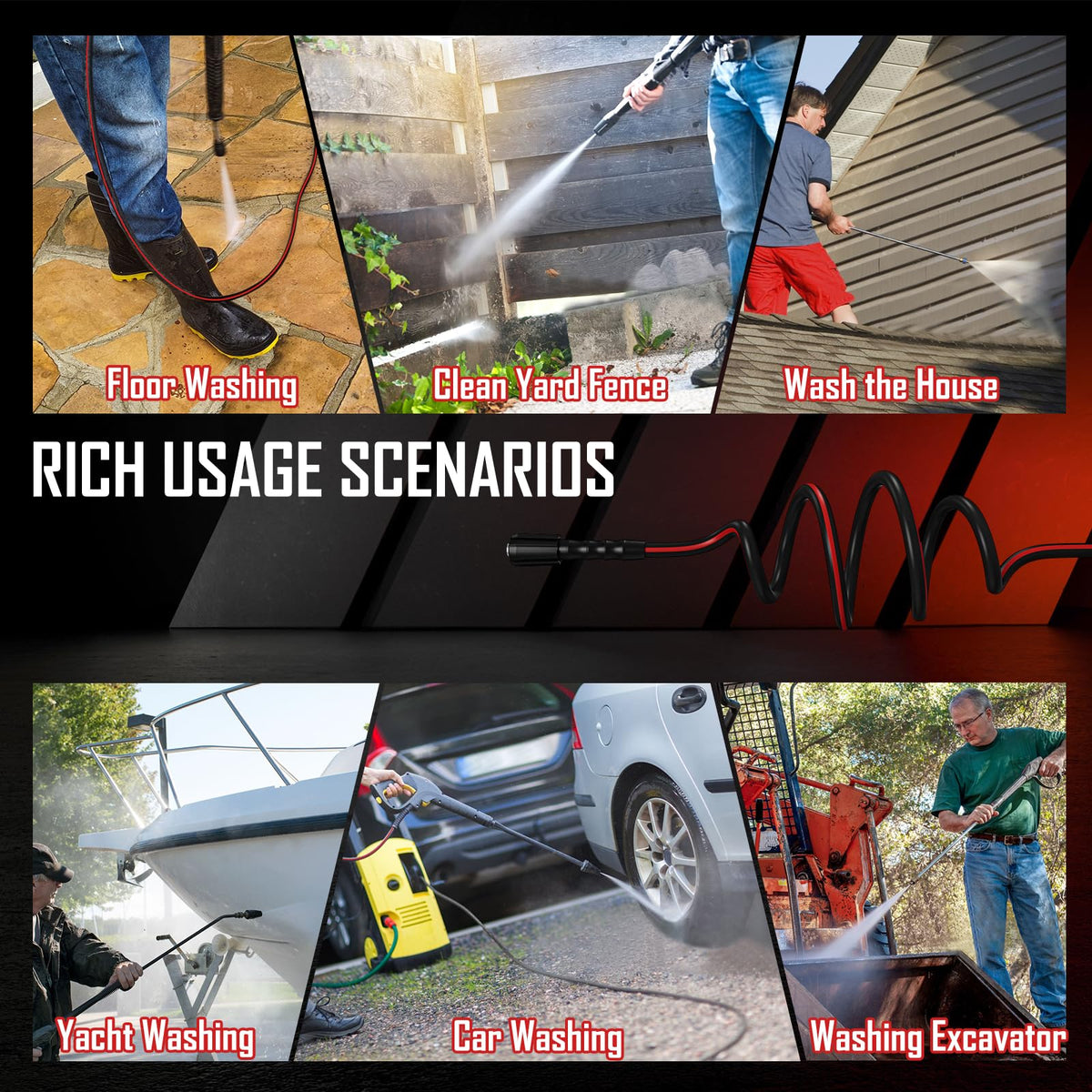 VividWash extension-ready design fits many extension setups.