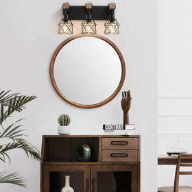 Vivihobb bathroom lighting above mirror creates inviting ambiance