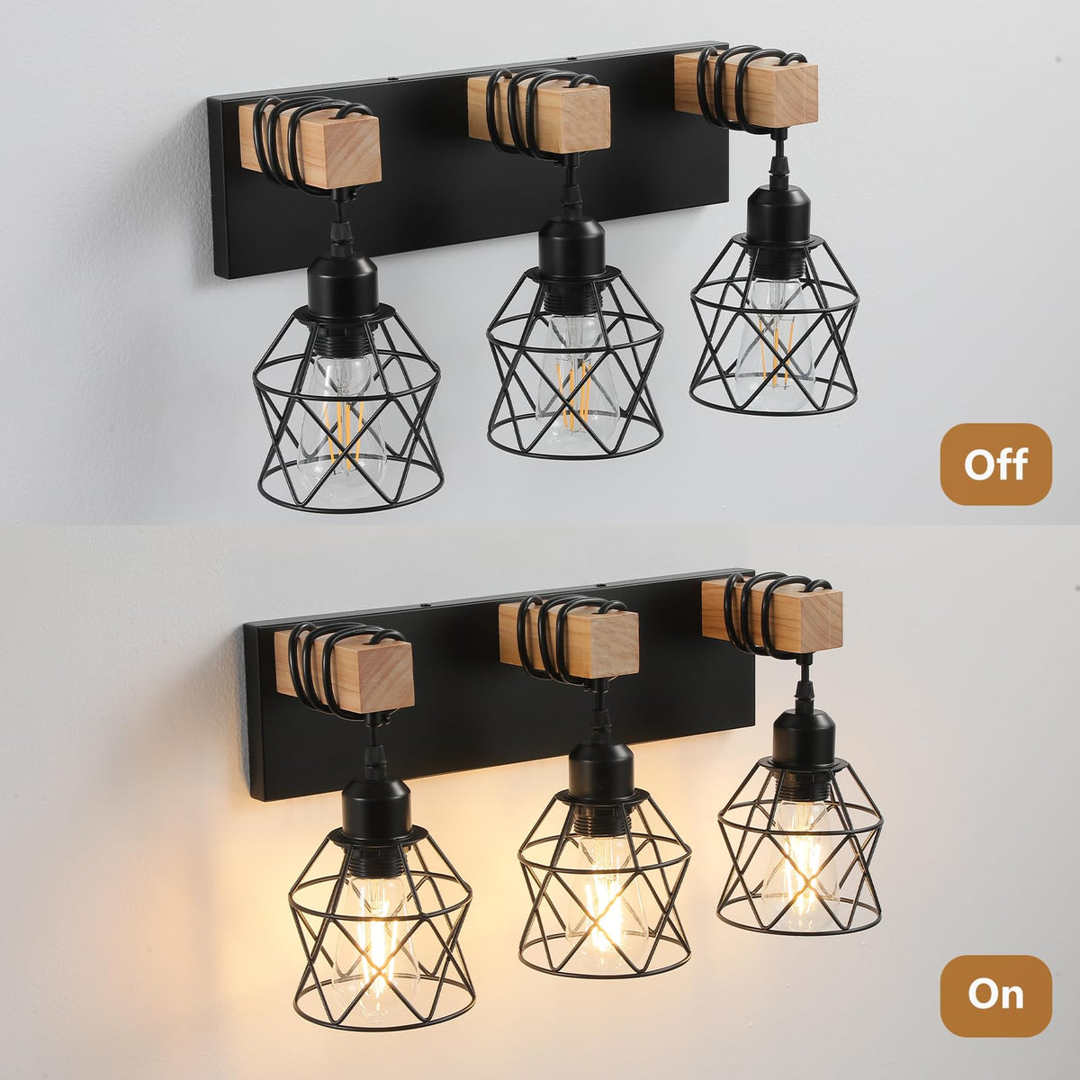 Vivihobb black metal cage design complements various decors