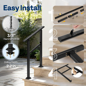 Weatherproof finish resists rust in all seasons