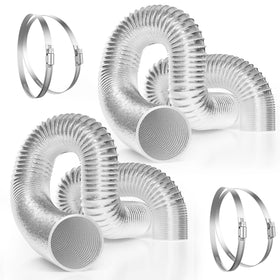 VIVOSUN 4in aluminum ducting 25ft for flexible home ventilation.