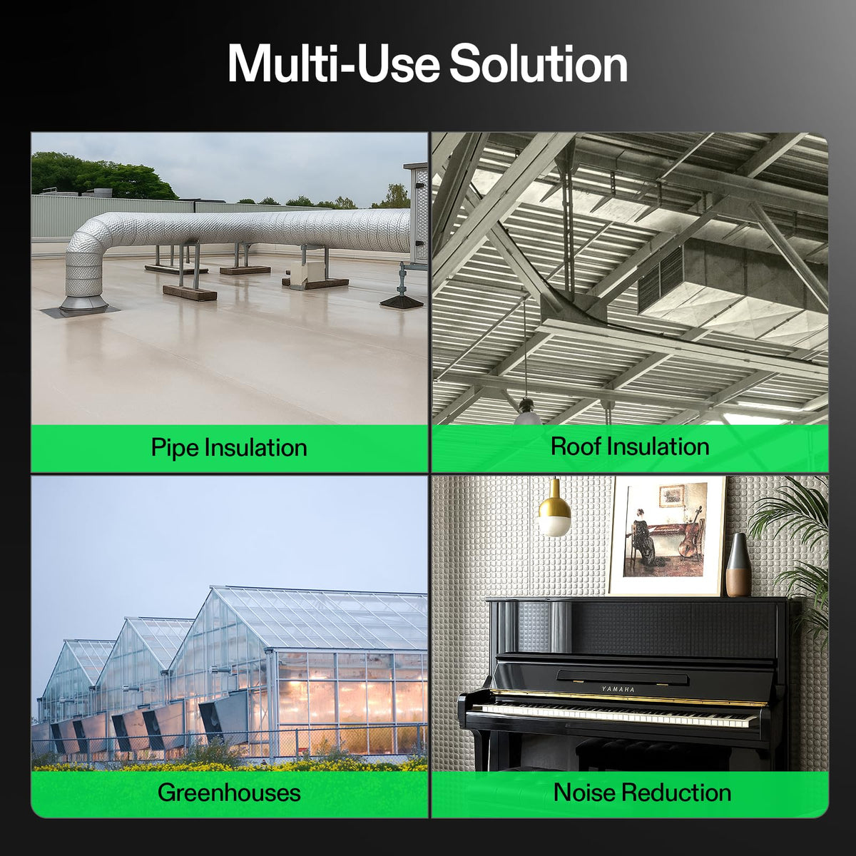 VIVOSUN energy-saving insulation for attics and garages