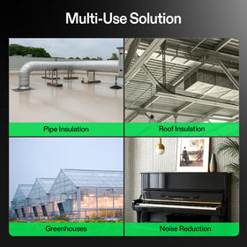 VIVOSUN energy-saving insulation for attics and garages