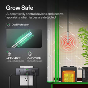 VIVOSUN GrowHub A22 USB ports enable accessory charging during setups.