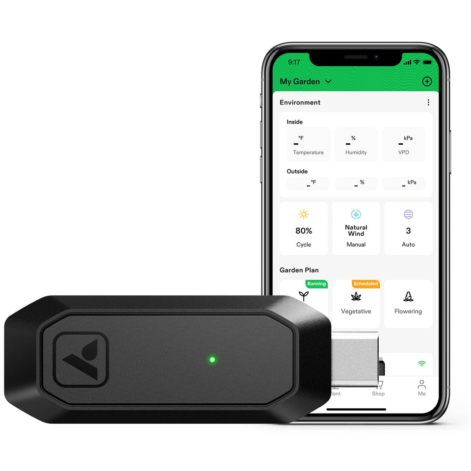 VIVOSUN GrowHub E25 controller front view enables streamlined tent climate control.