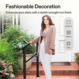 VIVOSUN adjustable angle handrail for varied step heights