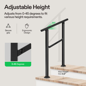 VIVOSUN handrail base and wide support for stability