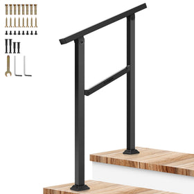 VIVOSUN outdoor handrail with 2-step assembly for quick setup