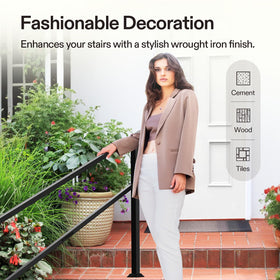 VIVOSUN weatherproof handrail with powder coating resists rain and snow