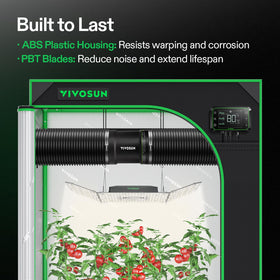 VIVOSUN PBT blades indicating sturdy performance and reduced wear