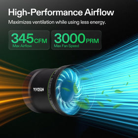 VIVOSUN speed controller enabling precise stepless fan adjustment for tailored airflow
