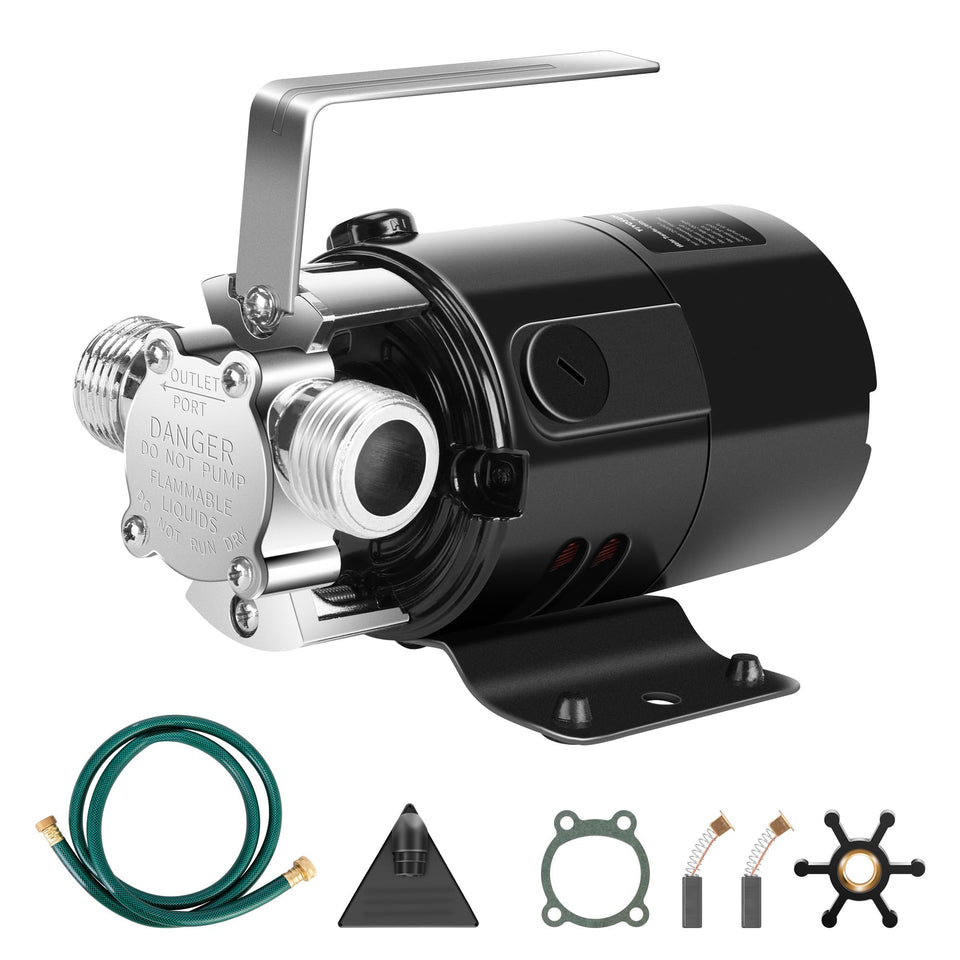 VIVOSUN water transfer pump with compact aluminum head for fast drainage