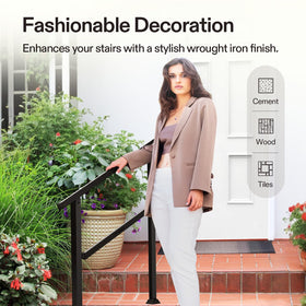 VIVOSUN black powder-coated wrought iron finish resists weathering