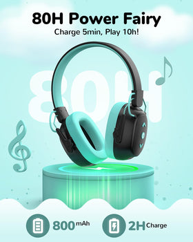 Vivyklfc Sensory Headphones Bluetooth 6.0 for stable wireless connection.