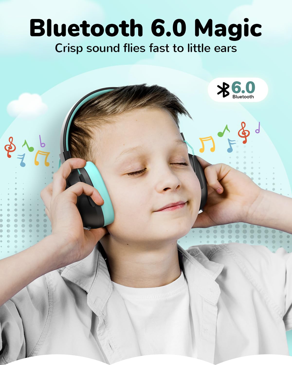 Vivyklfc Sensory Headphones charging via Type-C for quick power.