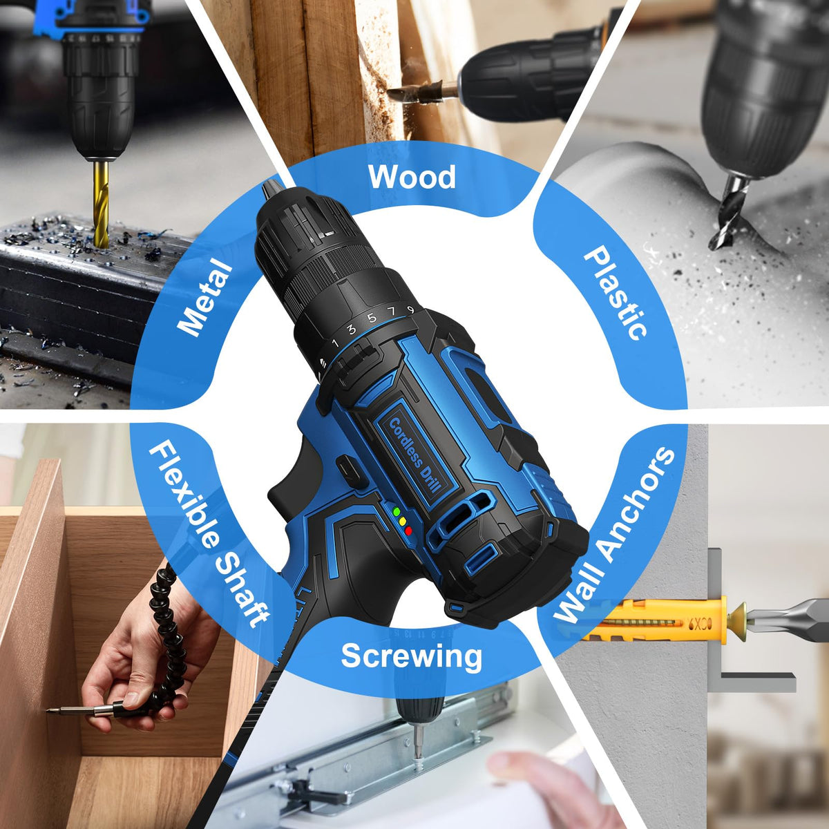 VIWKO ergonomic handle providing comfortable grip during use