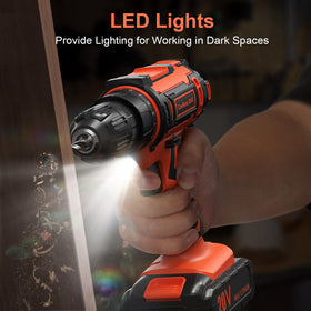 VIWKO LED work light brightens dark corners for precise work.