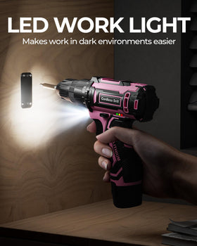 VIWKO LED work light brightens dim workspaces.
