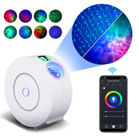 V JULES.V Nebula Cloud Projection bathes walls with calming nebula display