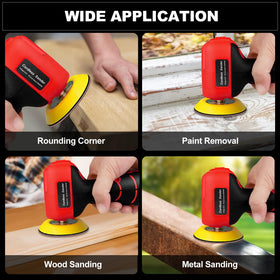 Vkndoynt 3500 RPM sanding action on wood surfaces