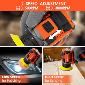 Vkndoynt dual 3.0Ah batteries enable cordless sessions with long runtimes.