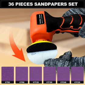 Vkndoynt lightweight ergonomic sander at 1.65 lbs for comfortable long use