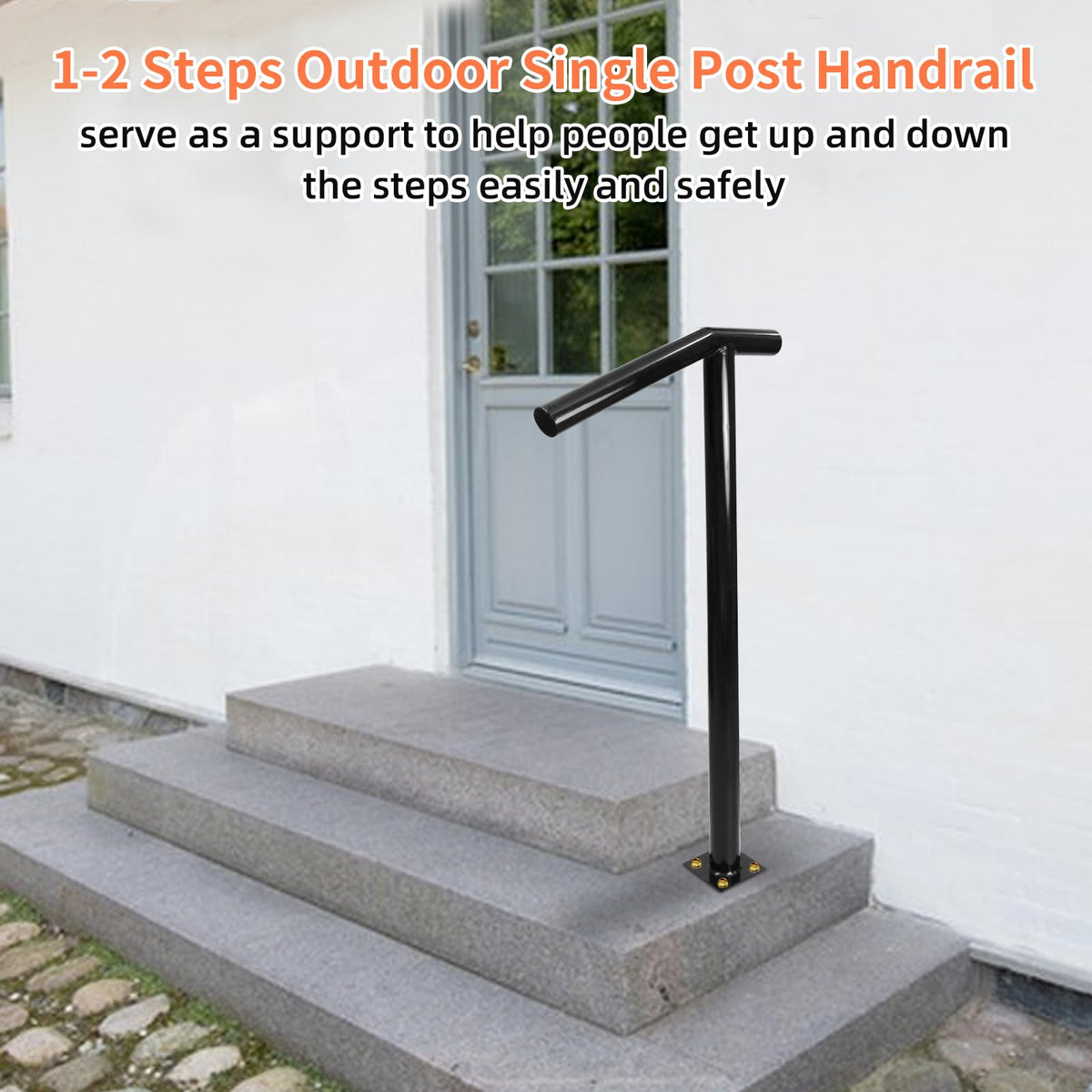 Vlaeng rust-proof powder coated finish protects against outdoor corrosion