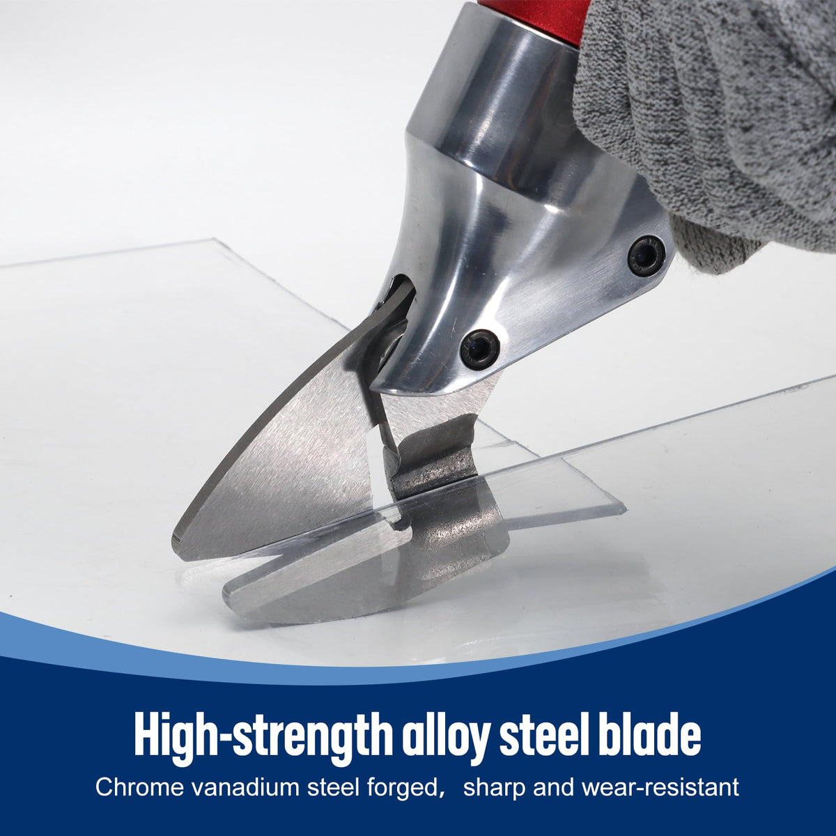 VLOXO chrome-vanadium steel head for durable sheet metal work