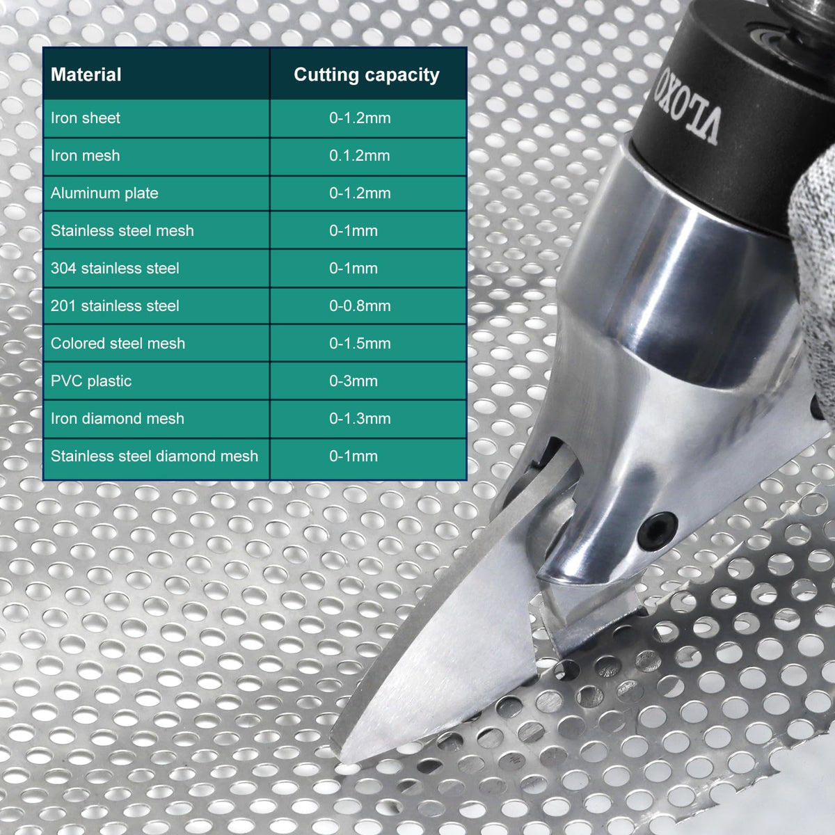 VLOXO chromium-vanadium blades offer durable, deformation-resistant performance.