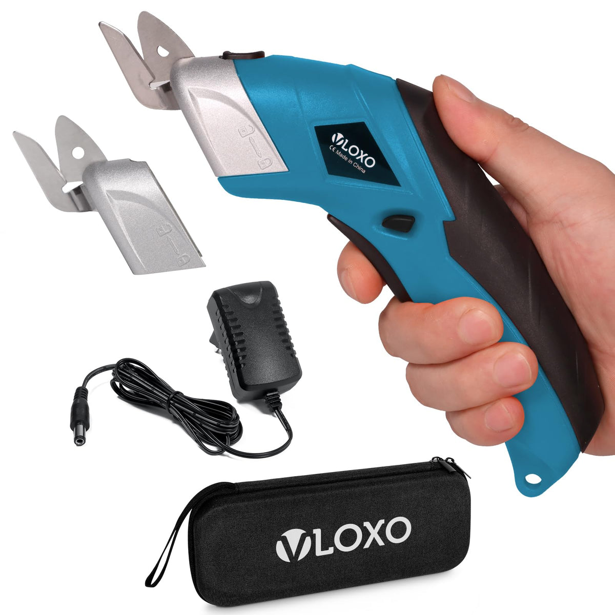 VLOXO CS4001 cordless scissors front view for effortless DIY cutting