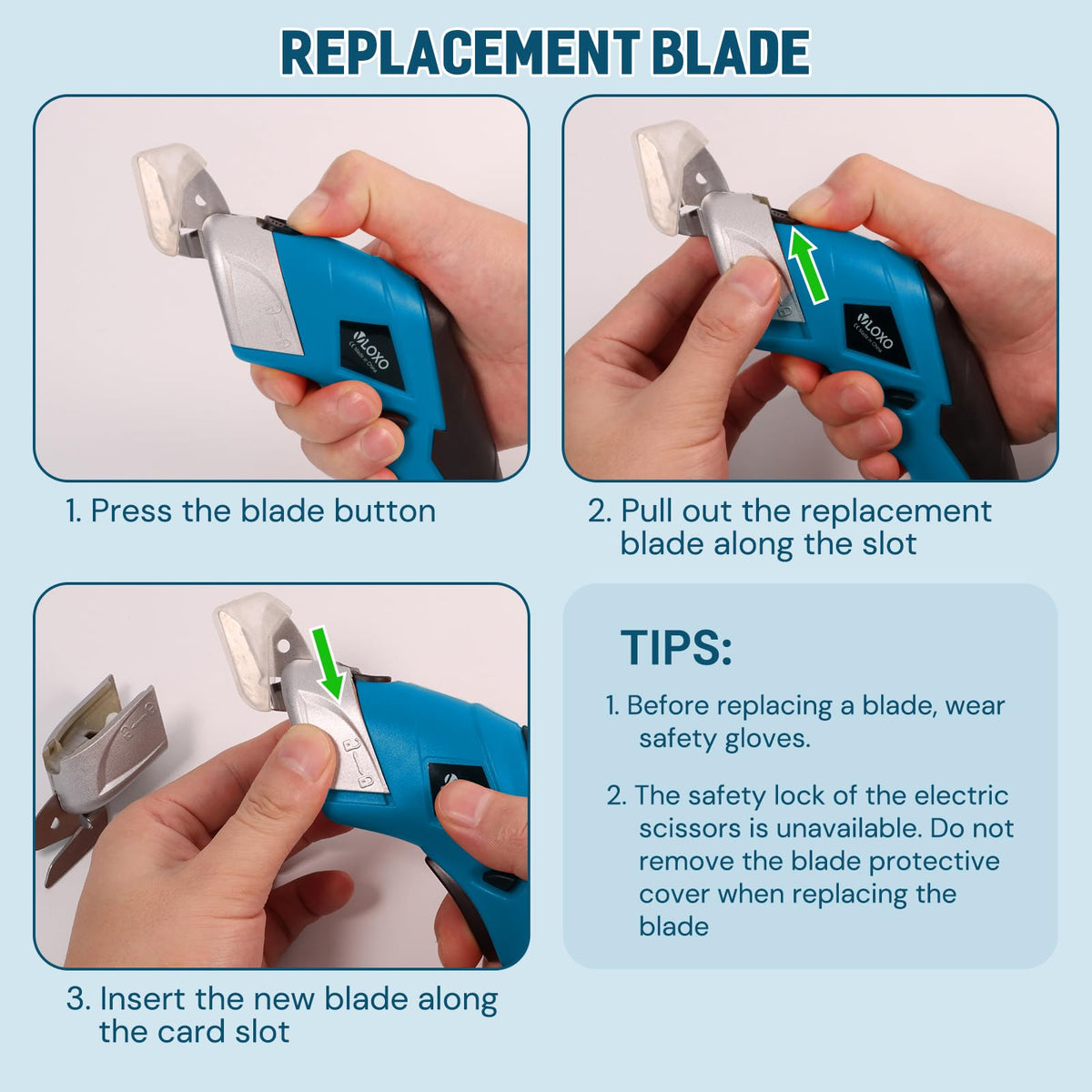 VLOXO CS4001 in-use on fabric and felt provides smooth cuts
