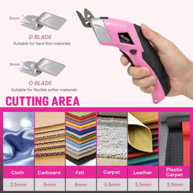 VLOXO storage box keeps blades and charger organized between projects.