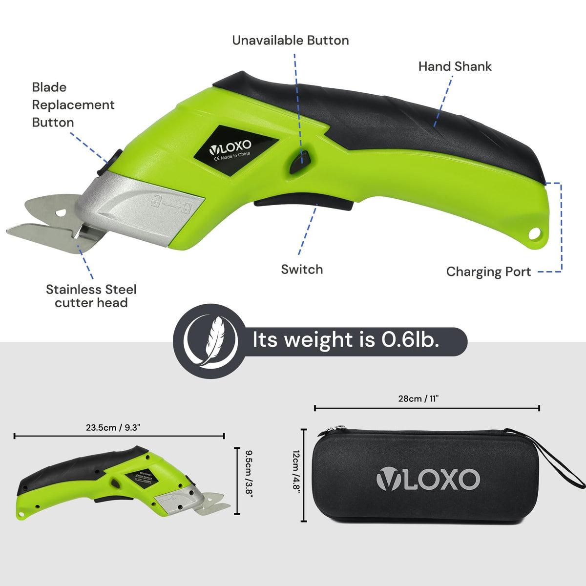 VLOXO CS4001 storage case keeps blades safe and organized