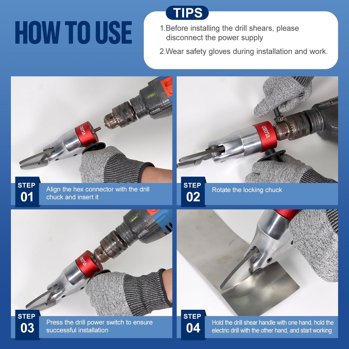 VLOXO professional and DIY friendly for diverse metal tasks