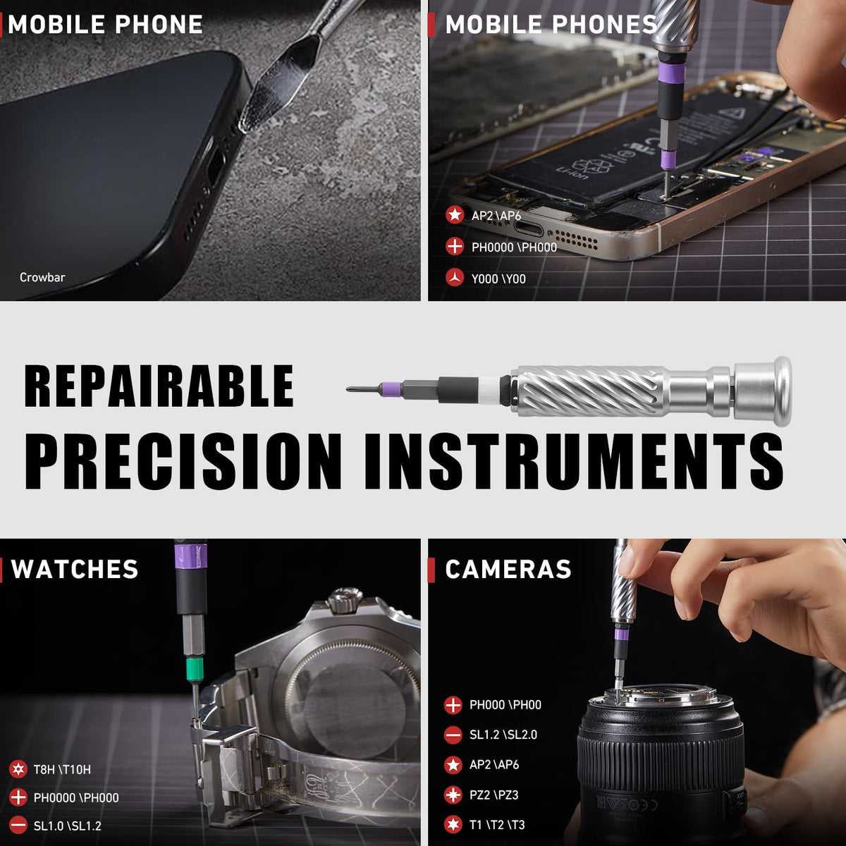 VMAN black phosphate coating gives industrial look and longer life.
