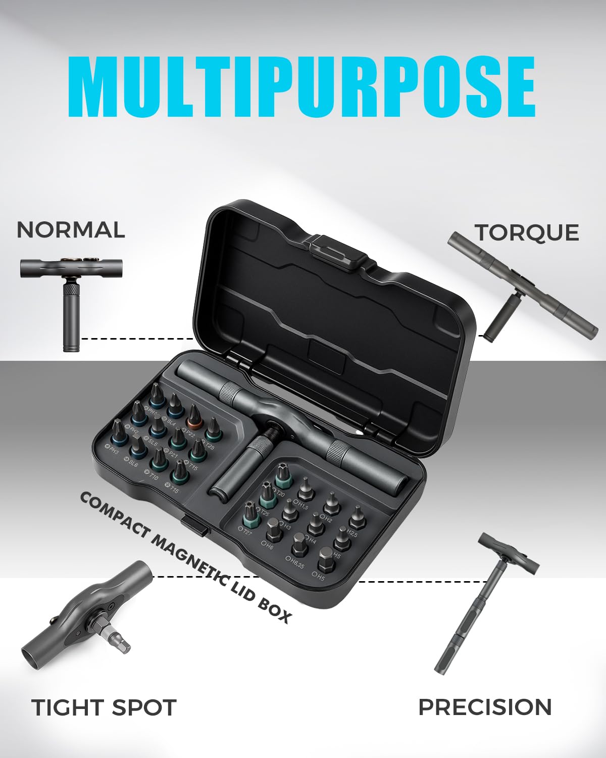 VMAN compact storage box keeps bits organized and portable.