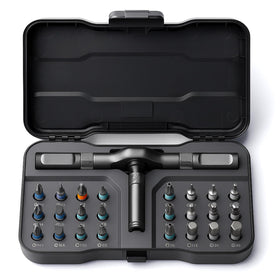 VMAN ratchet screwdriver 24-in-1 set for quick furniture assembly.