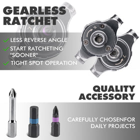 VMAN magnetic-tip bits secure fasteners during screw changes